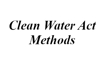 Clean Water Act Methods